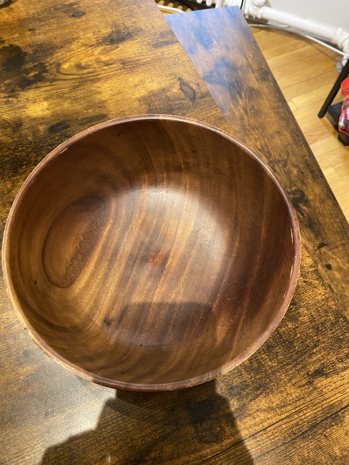 Wooden Bowl and utensil holder - photo 4