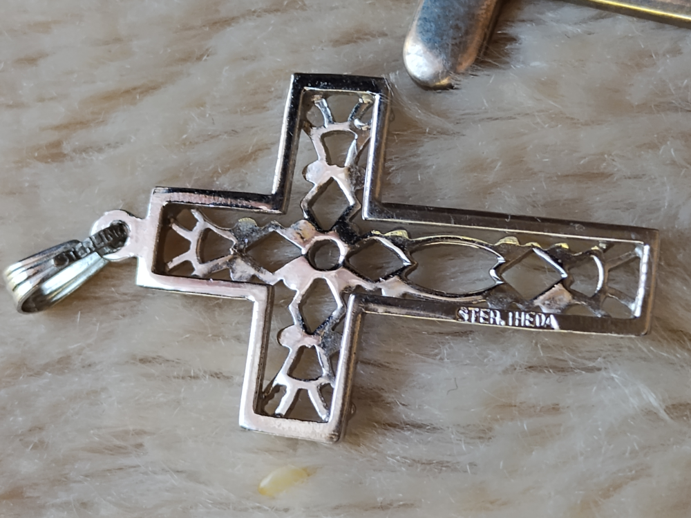 THEDA Sterling and ITALY .925 silver crosses - $50 each image indicator(6)