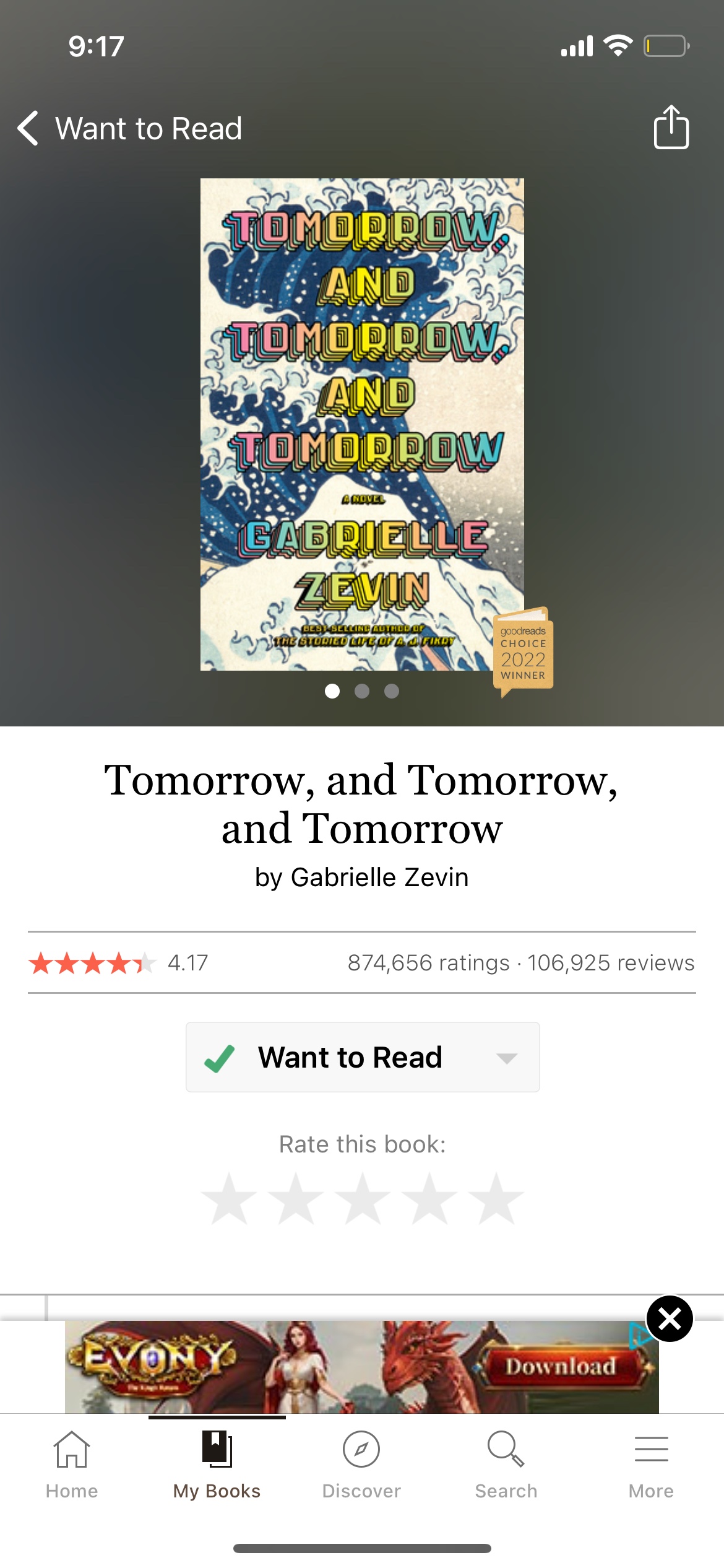 Tomorrow, and tomorrow and tomorrow