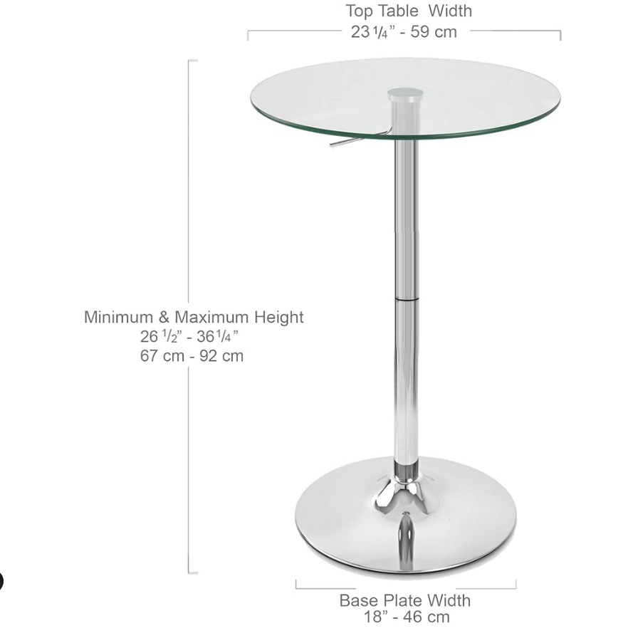 Rounded tabletop and bar stools image indicator(5)