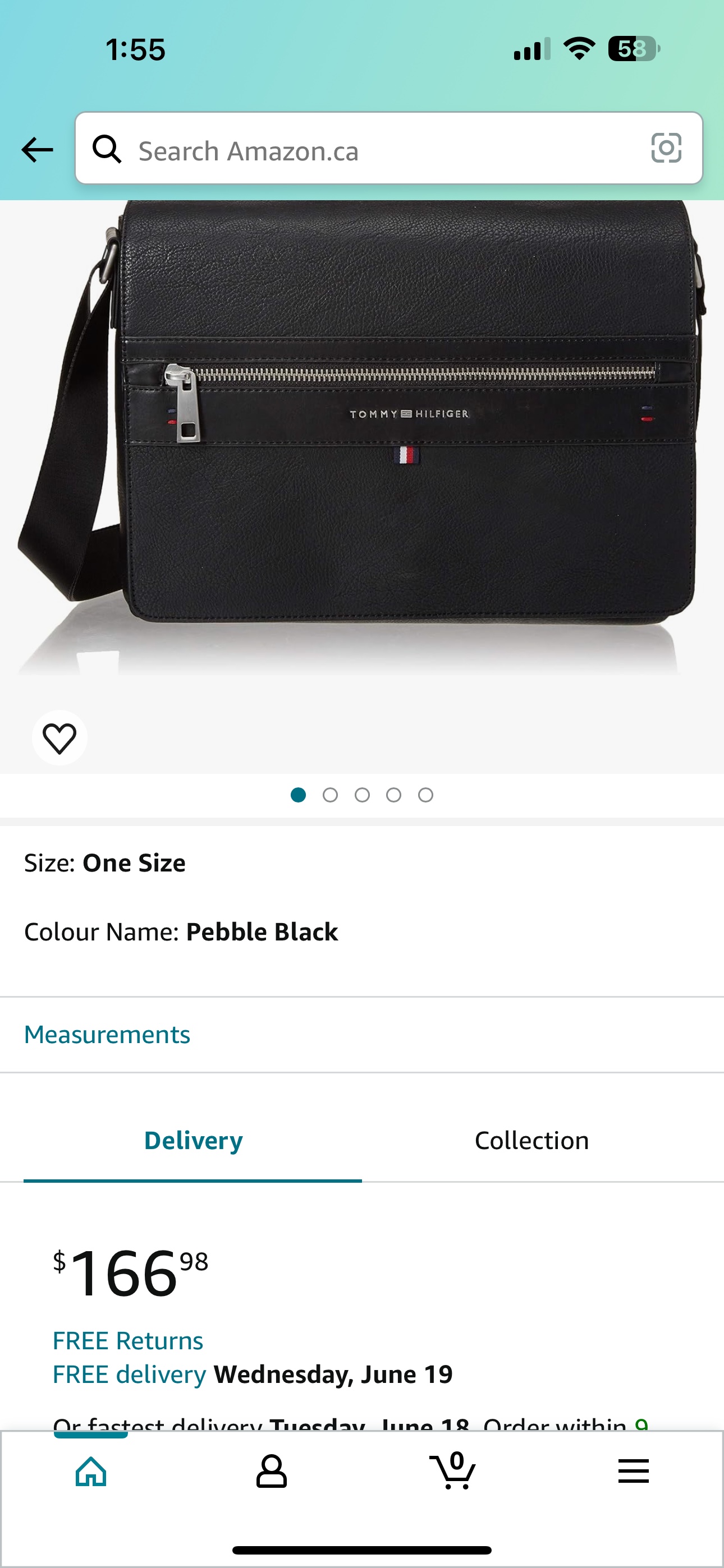Tommy Hilfiger Women's Leo Messenger Bag - retail: $167 image indicator(3)