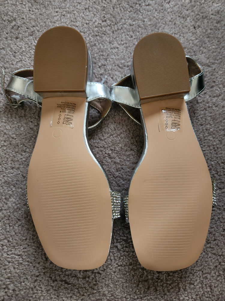 Rhinestone Flat Sandals - photo 2