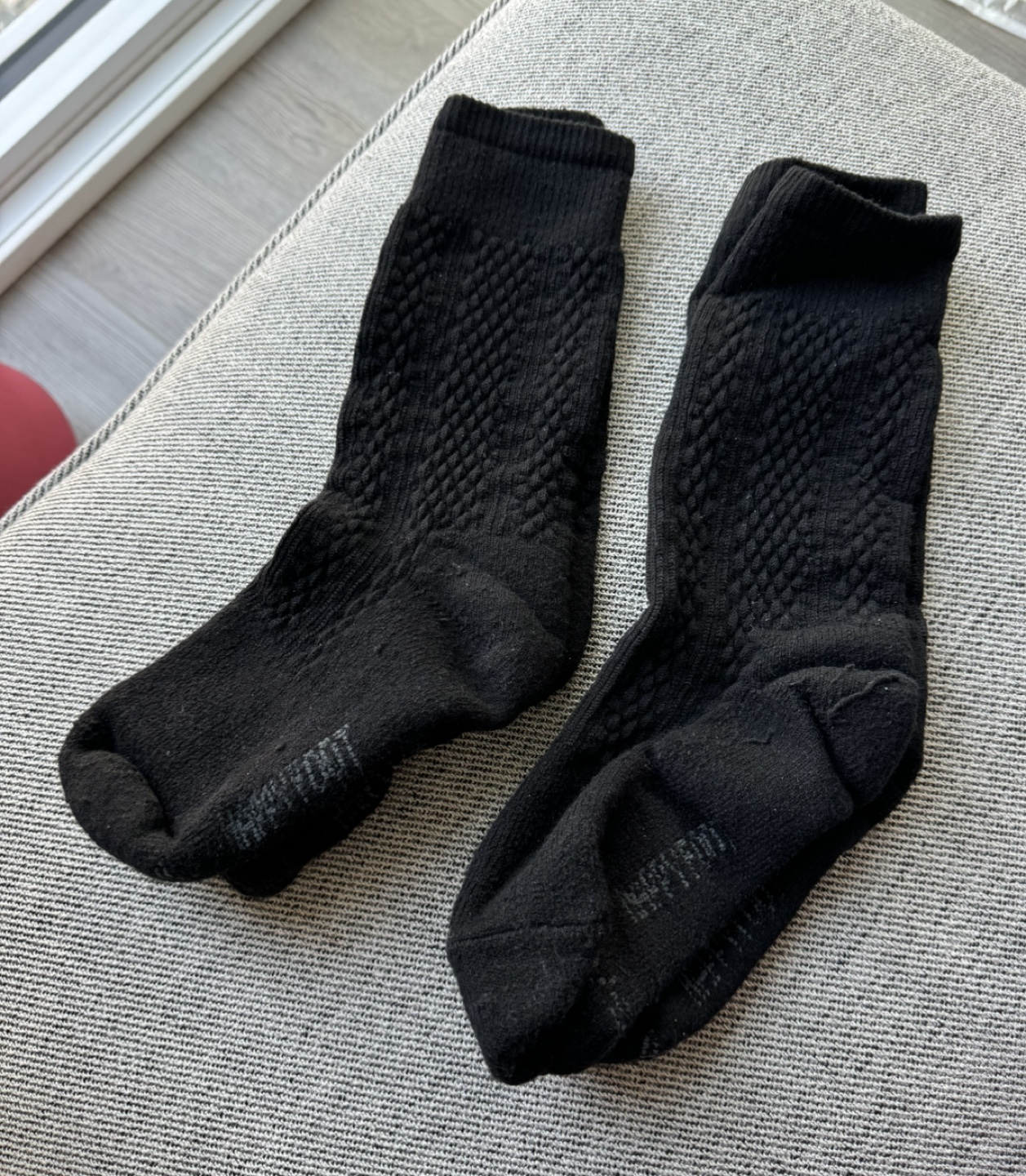 Happy Foot 2 Pack Premium Cotton Wool Blend Crew Socks thumbnail