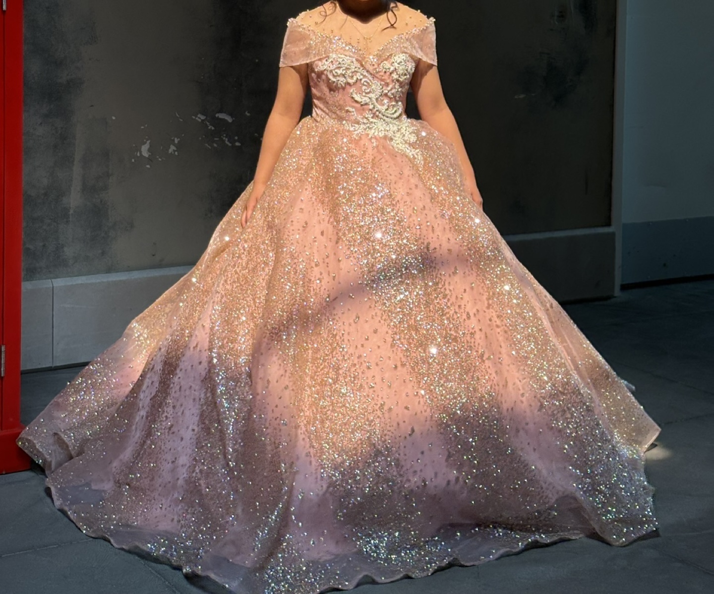 Pink Ball Gown for Grad or Quinceañera