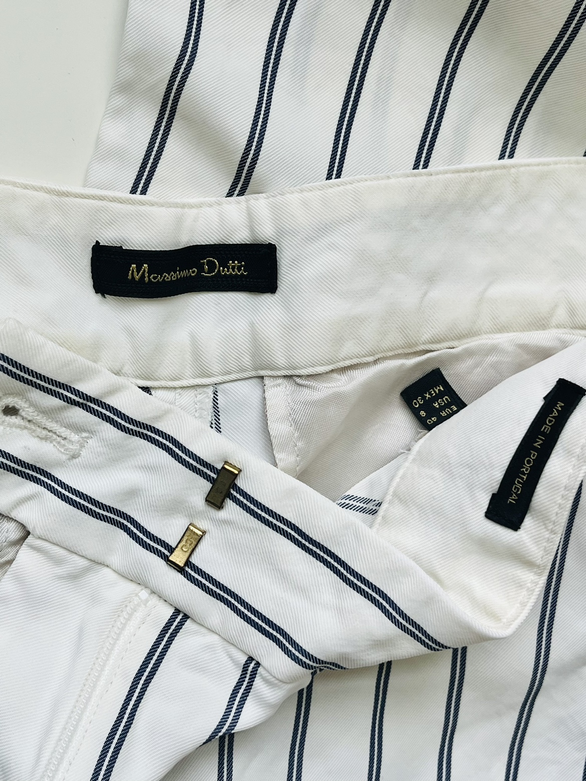 SUIT TROUSERS WITH CONTRAST STRIPES - photo 2