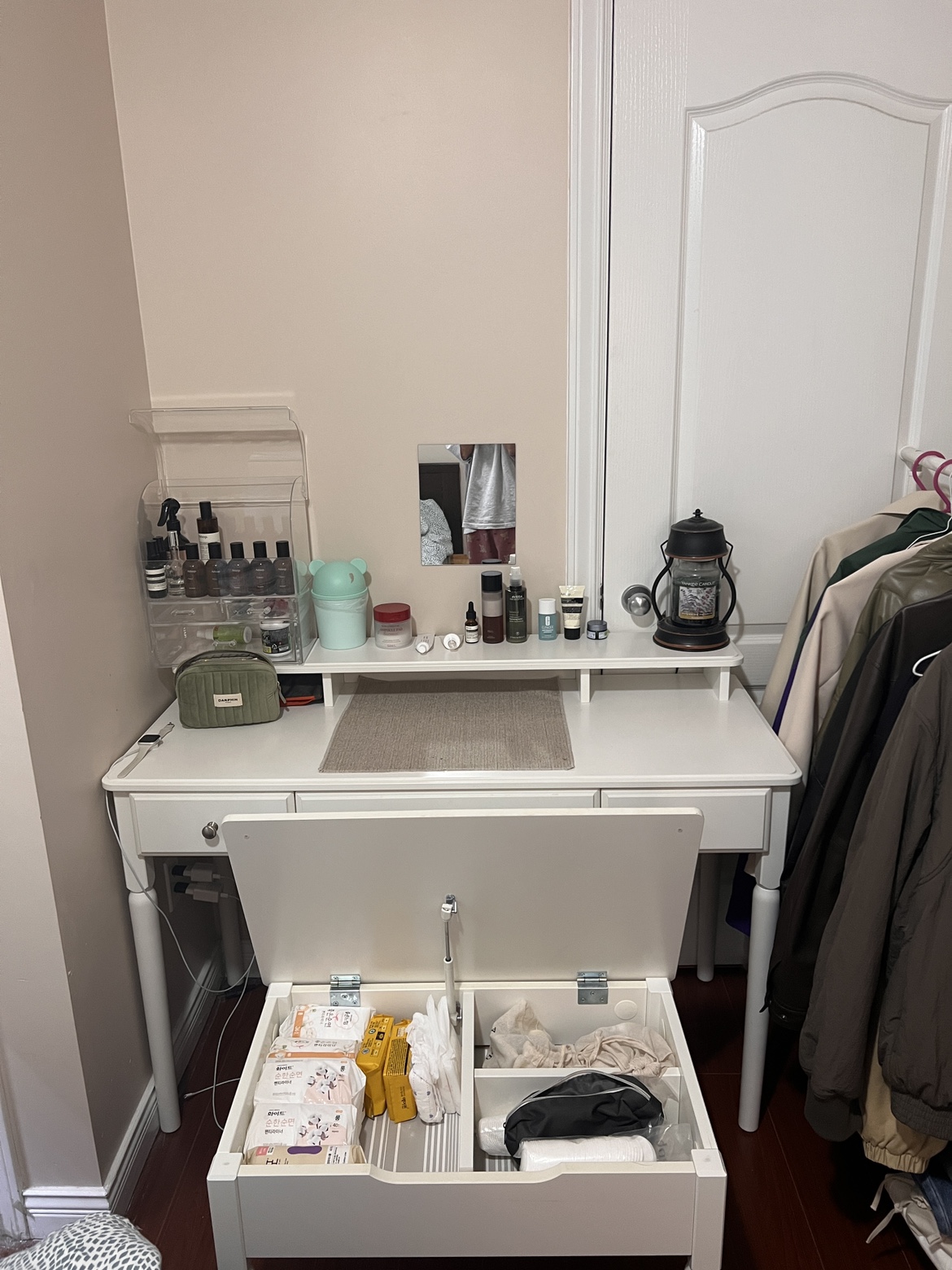 Dressing table with storage chair - photo 3