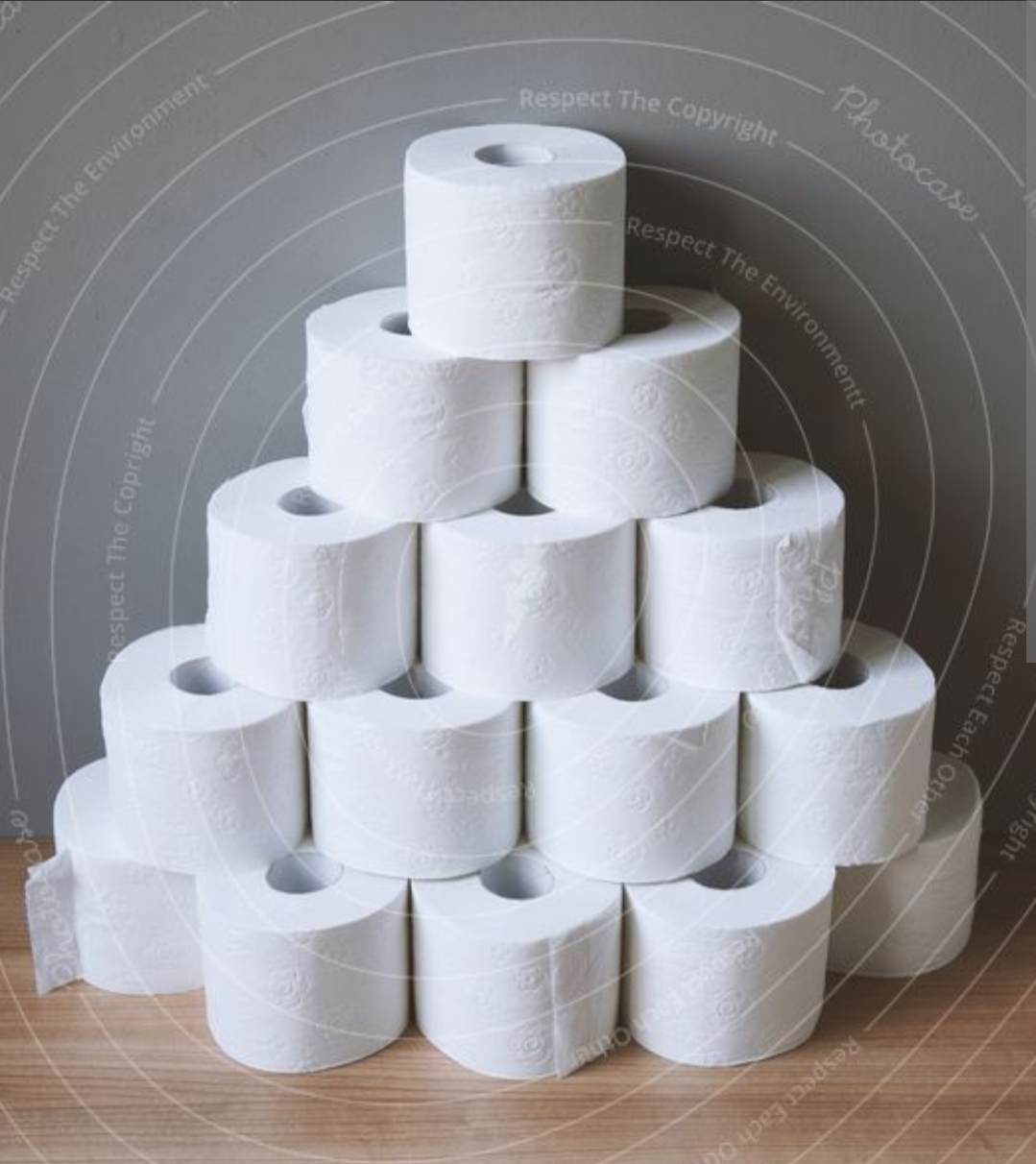 1000 rolls of 2-ply toilet paper thumbnail