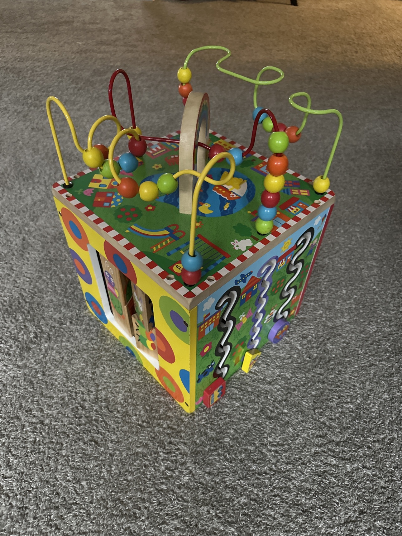 Wooden play cube - photo 3