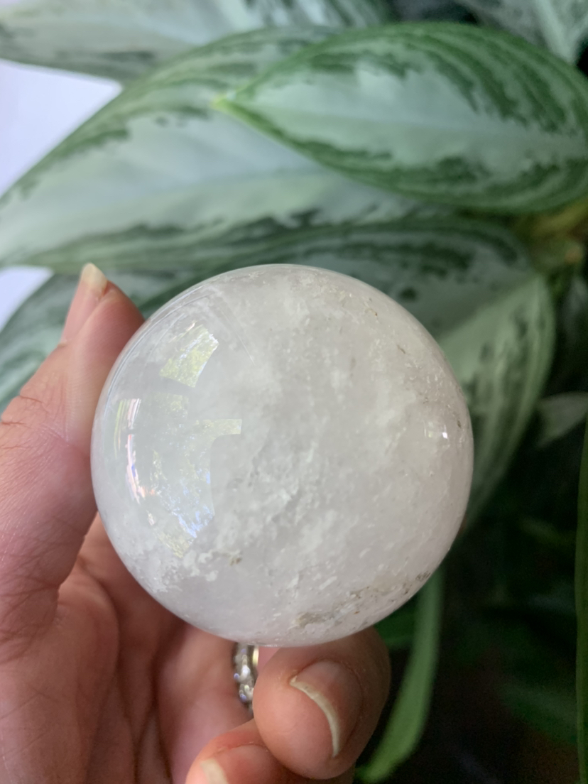 Quartz sphere (a) | crystal image indicator(6)