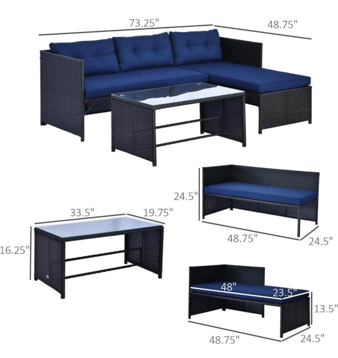 Patio sectional - photo 2