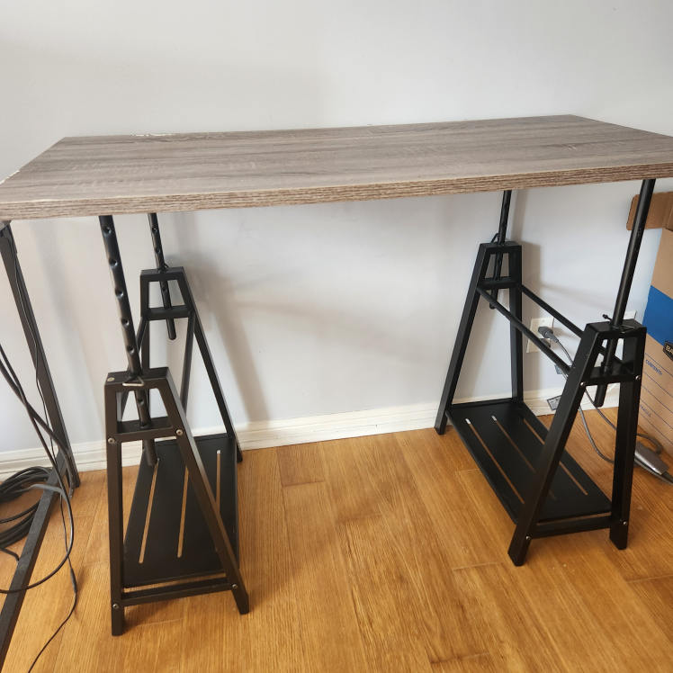 Moving sale!! Height Adjustable Desk thumbnail
