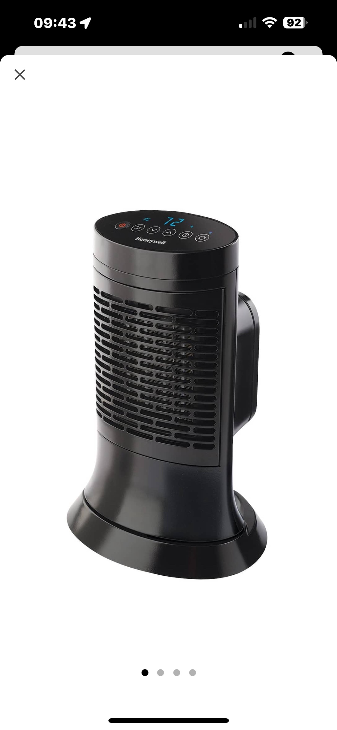 Moving sale: Mini tower ceramic heater