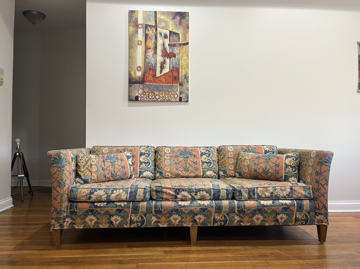 Vintage Floral Couch