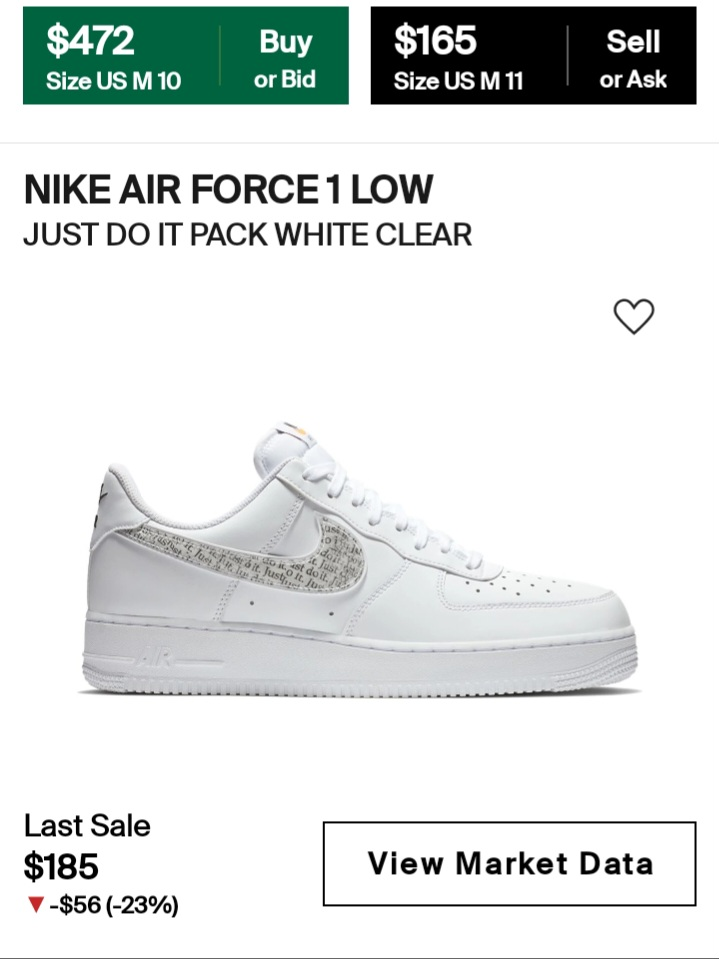 air force 1 low JUST DO IT