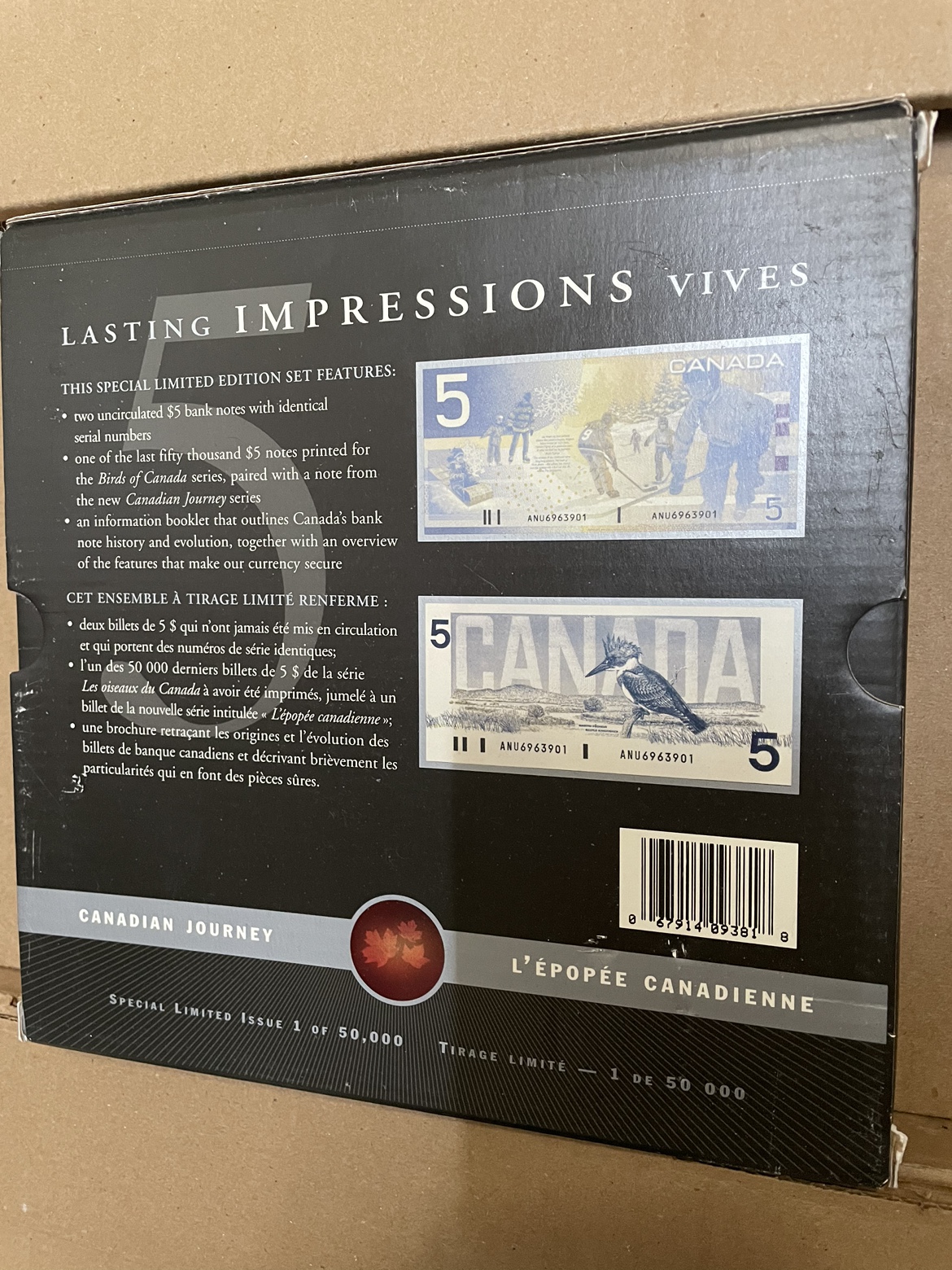 Lasting impressions $5 banknote set ❤️ image indicator(2)