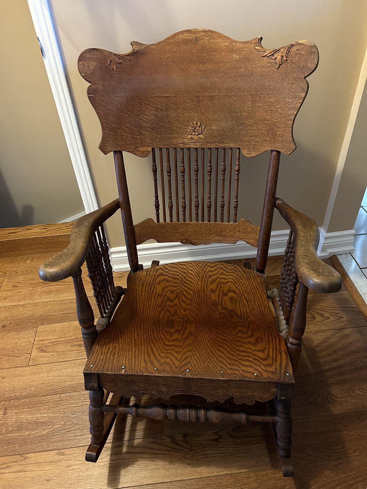 Vintage Wooden Rocking Chair