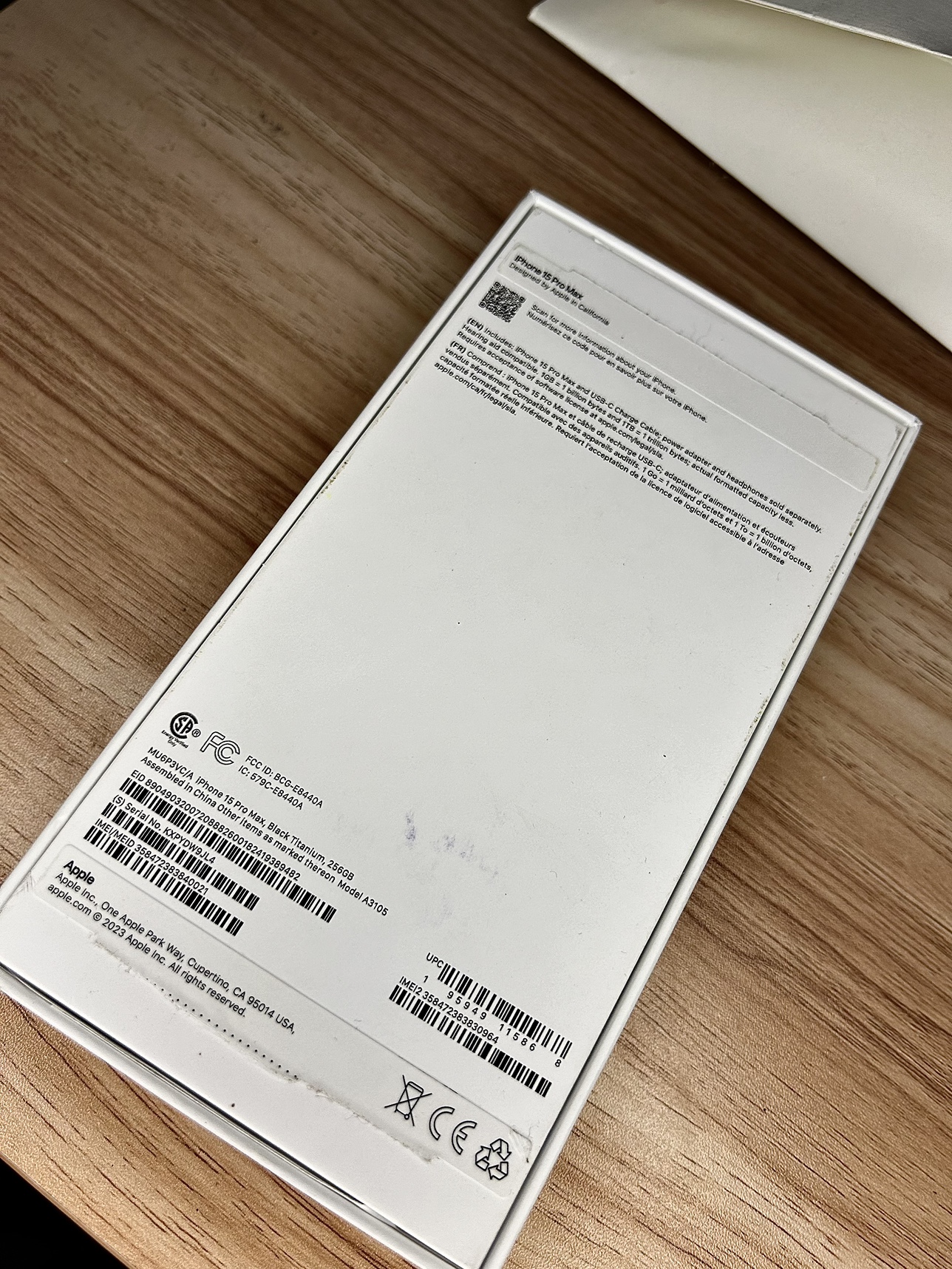 iPhone 15 Pro Max 256GB - Titanium Black - photo 2