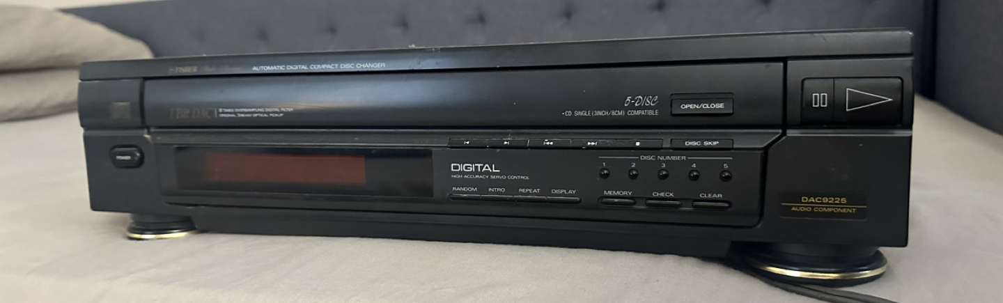 Fisher automatic digital 5 compact disc changer - photo 2