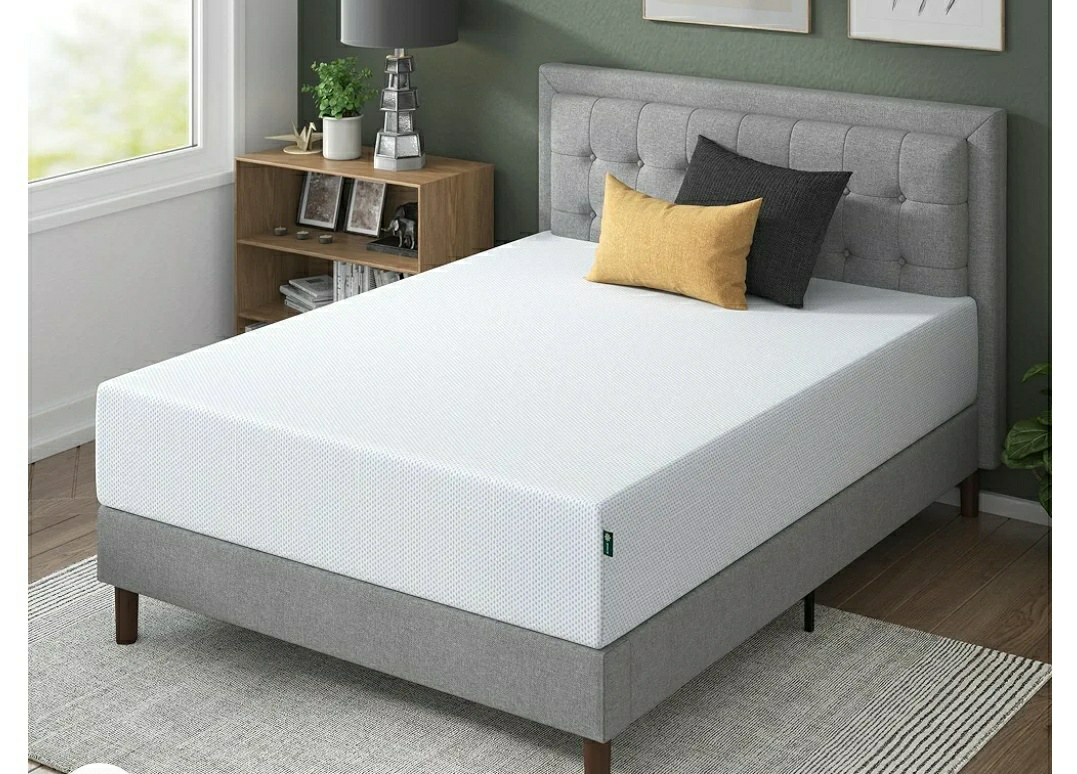 King Bedframe with 12 inch mattress