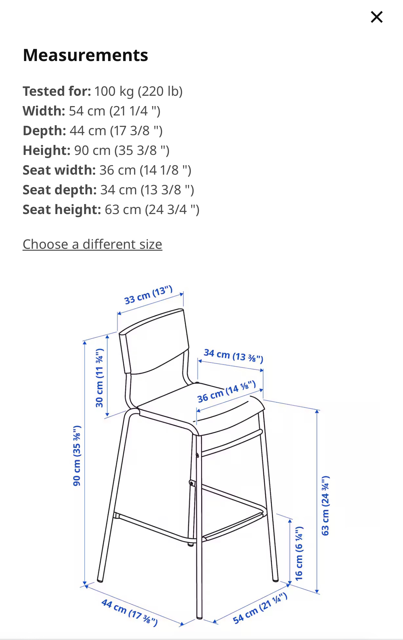 Moving out sale - IKEA stig kitchen stool - photo 4