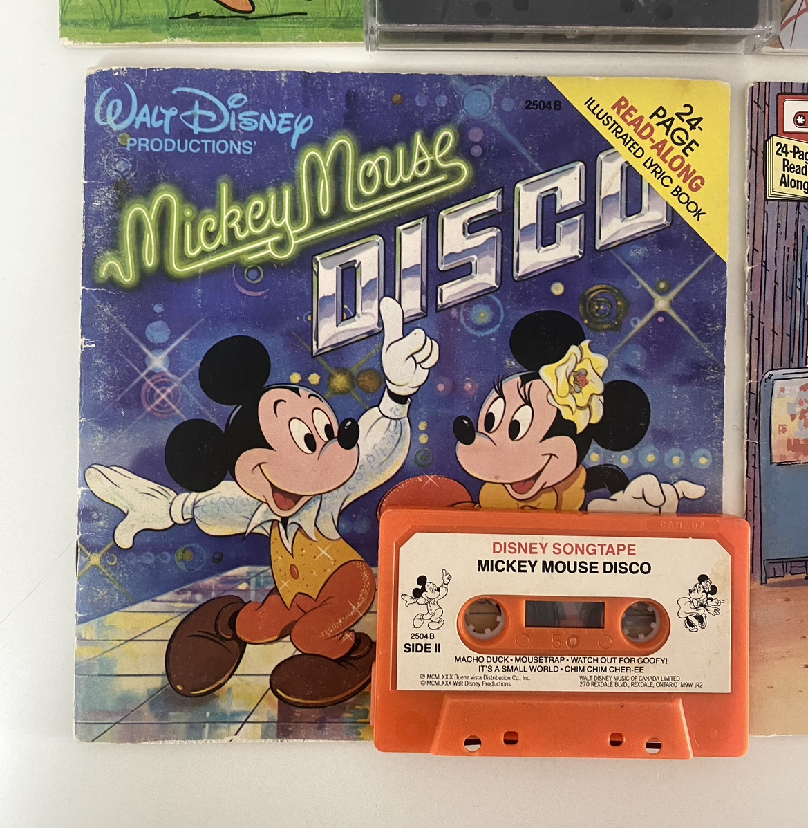 Vintage Read Along Cassettes Tapes - Disney & Peanuts image indicator(2)