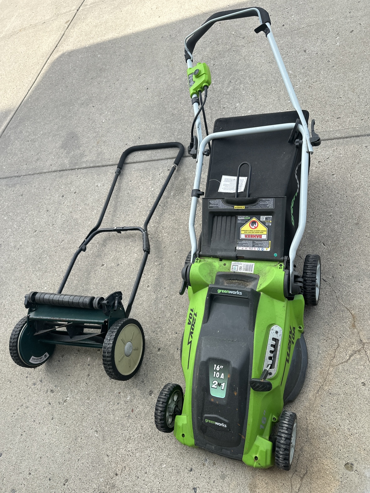 For Sale: Two Lawn Mowers - $10 for both