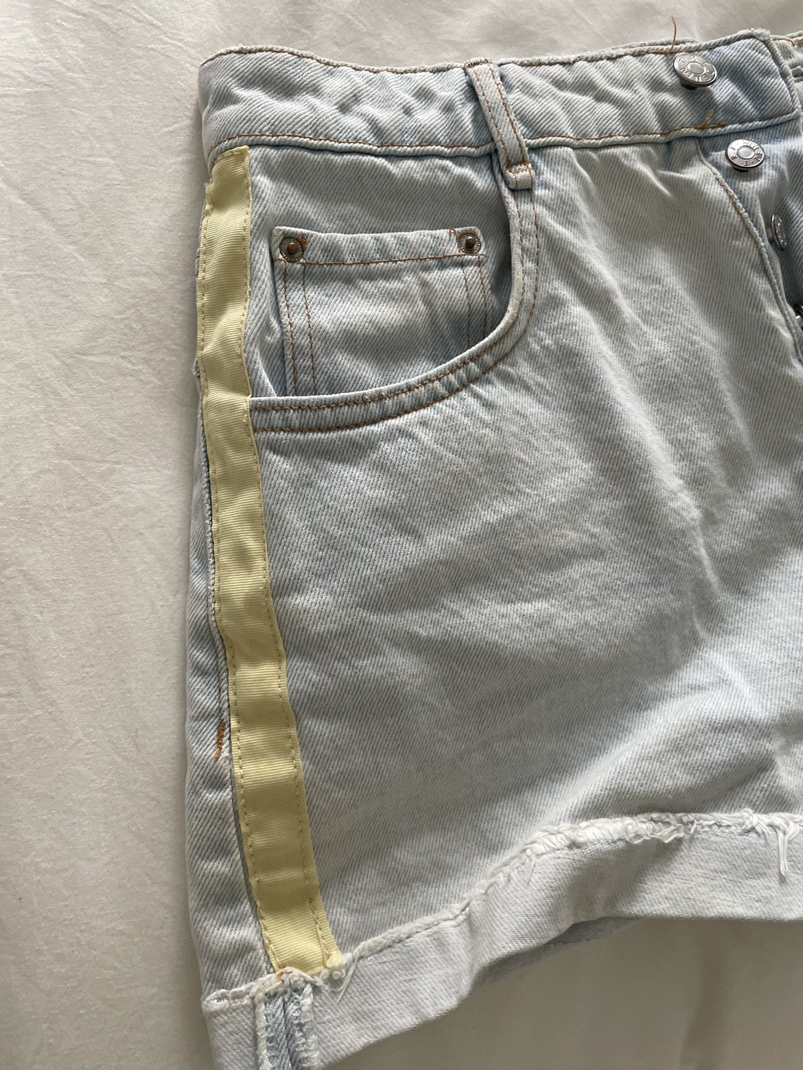 Zara denim shorts image indicator(7)