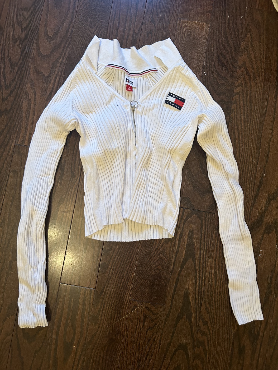 White Tommy Hilfiger Sweater