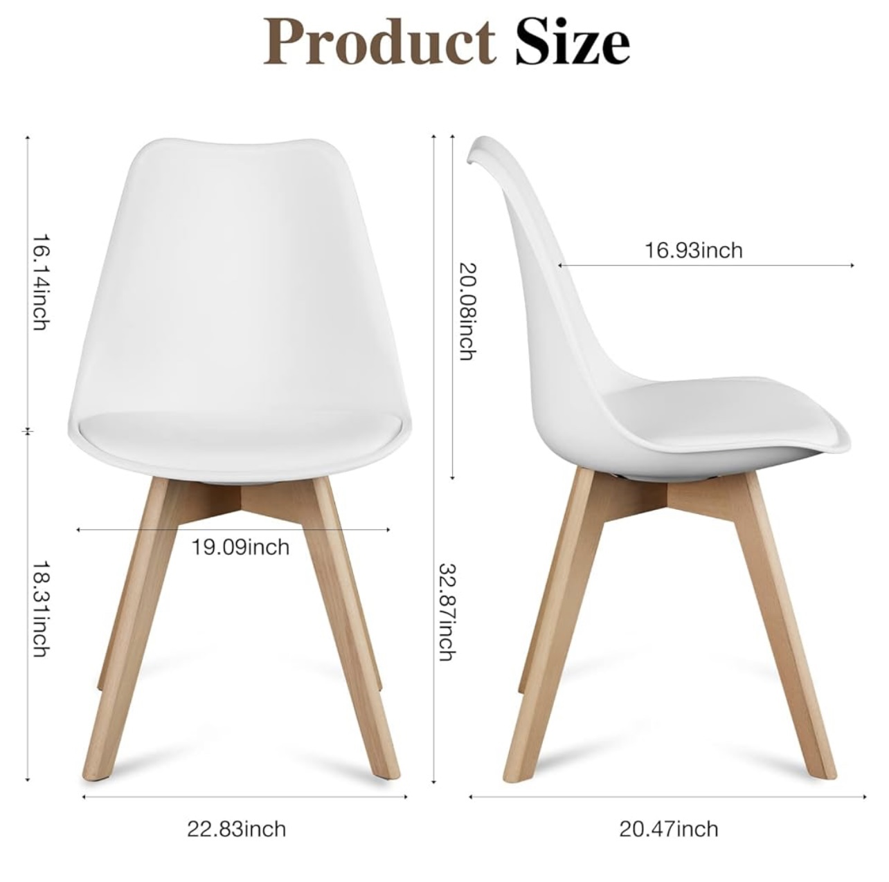 OLIXIS Dining Chairs Set of 4