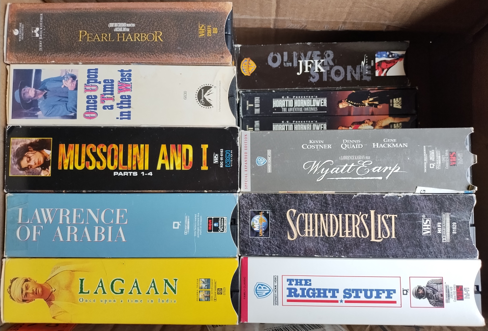VHS double set and single VHS $5- $10 image indicator(2)