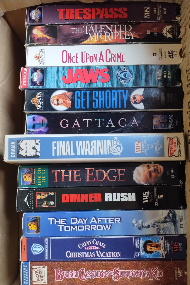 VHS double set and single VHS $5- $10 image indicator(4)