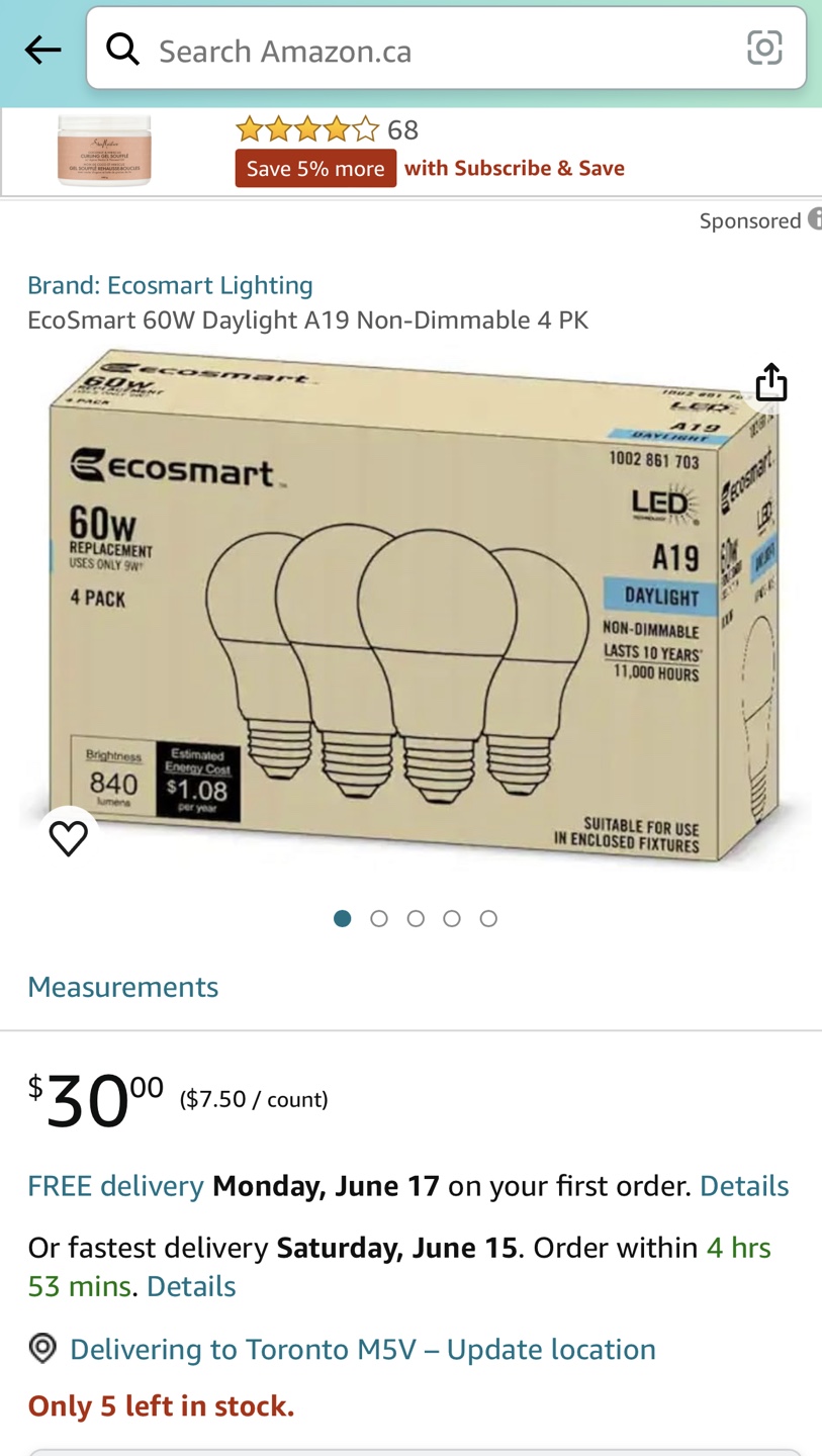 Bulbs - ecosmart daylight - photo 3