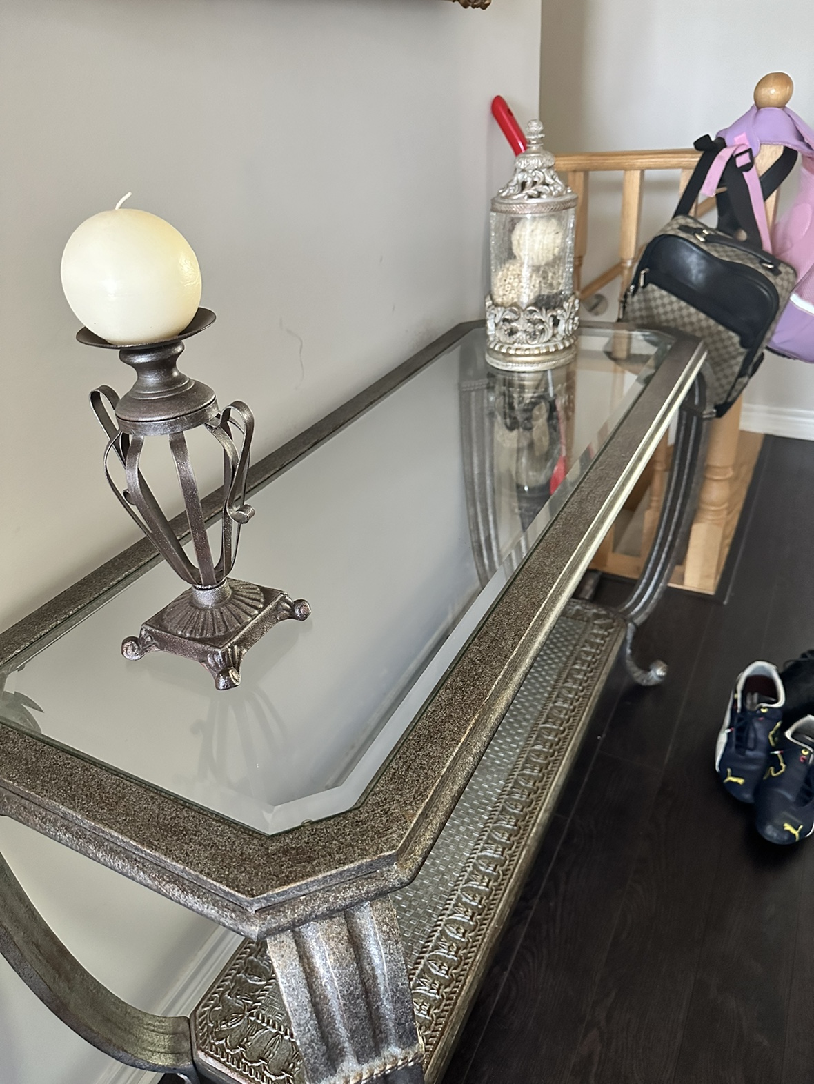 Set of living room table and console - photo 4