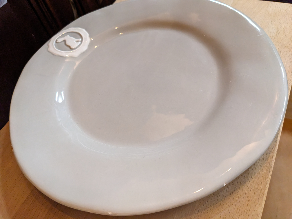 Anthropologie Rabbit dinner & side plate set of 2 image indicator(3)