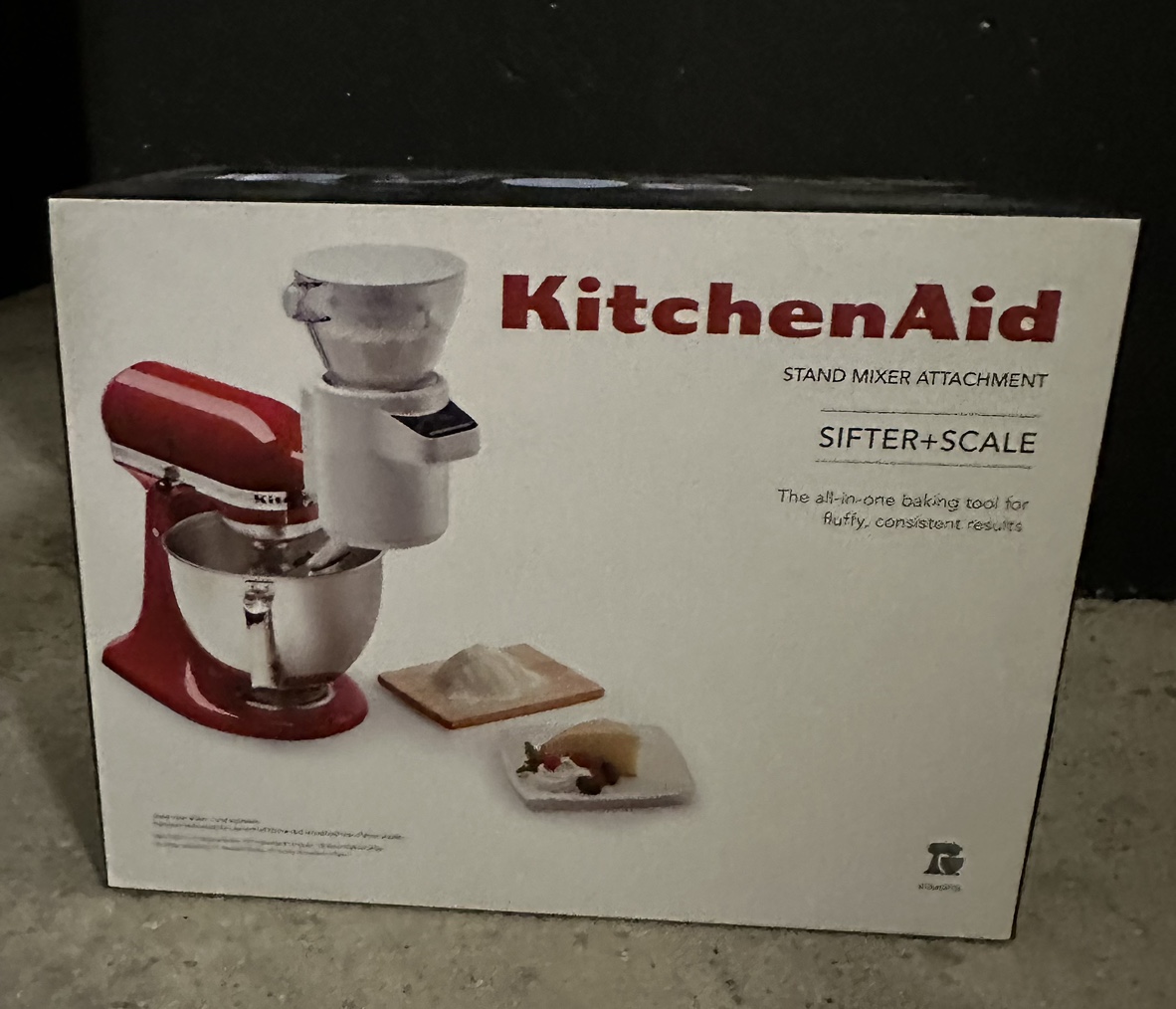 $50-Brand new-Kitchenaid sifter and scale - Model number KSMSFTA thumbnail