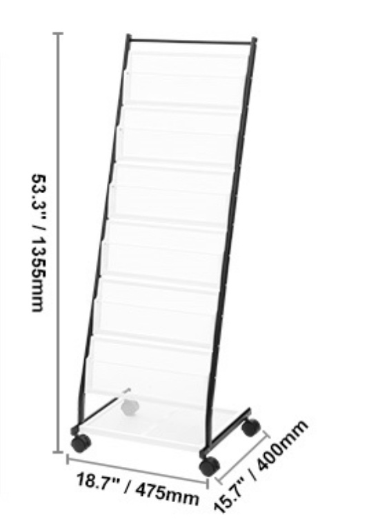 6 Tier Magazine / Brochure / Book Stand - photo 3