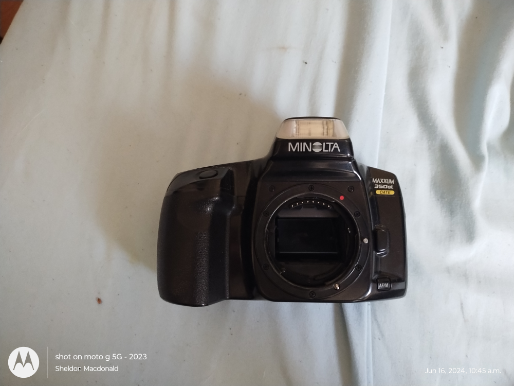 Minolta 35mm camara with lens - photo 5