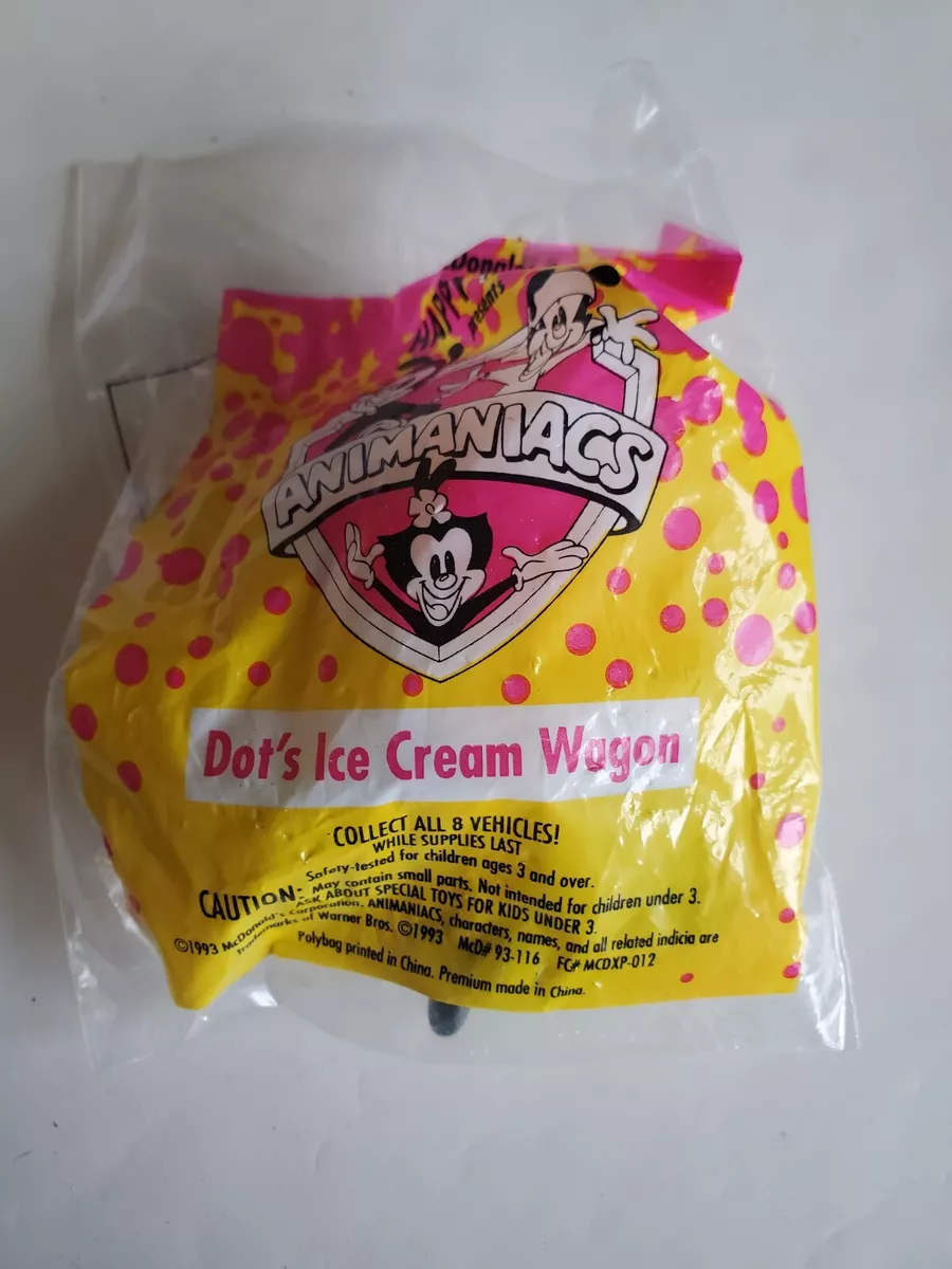 McDonalds Happy Meal Animaniacs Dot's lce Cream Wagon Toy thumbnail
