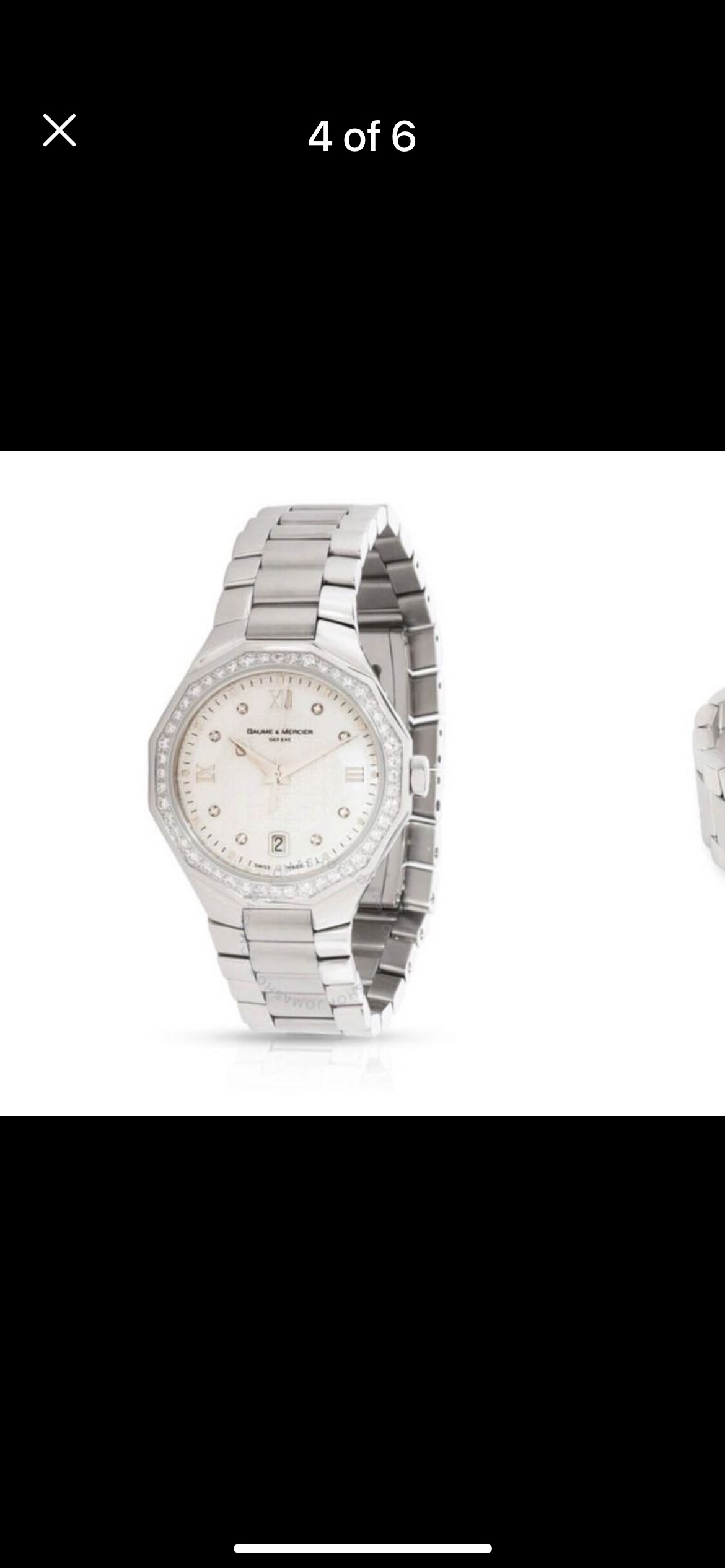 MERCIER REVIERA DIAMOND WATCH - photo 4