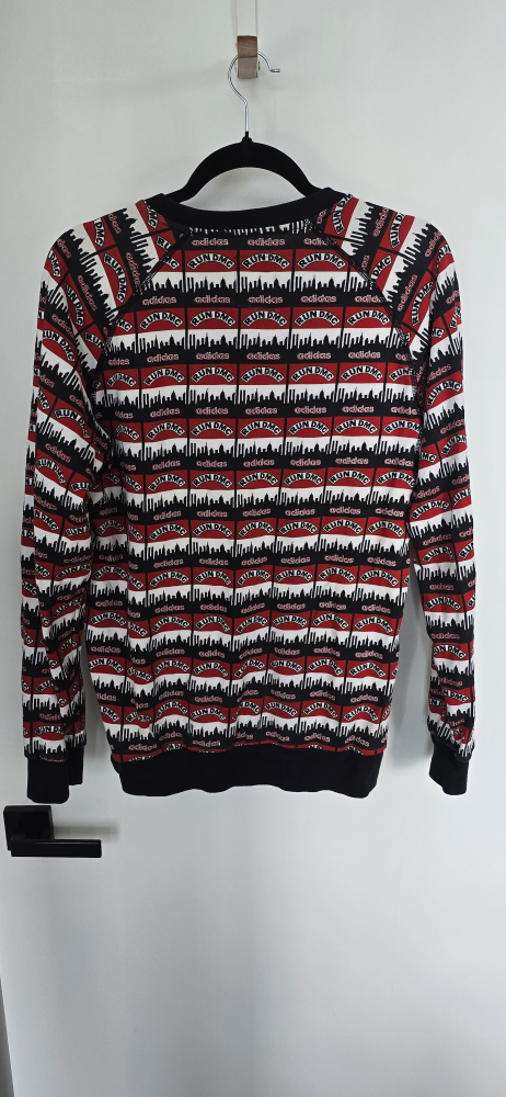 Rare Vintage Adidas Originals Men's Run DMC Crew Neck Sweatshirt image indicator(2)