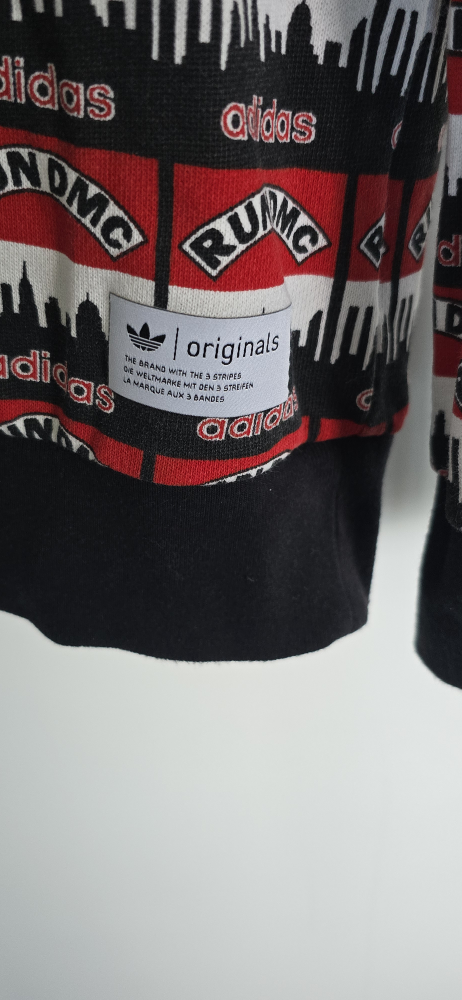 Rare Vintage Adidas Originals Men's Run DMC Crew Neck Sweatshirt image indicator(3)