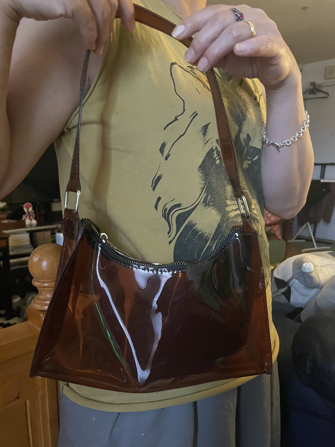 See-through shoulder bag #freecycle thumbnail