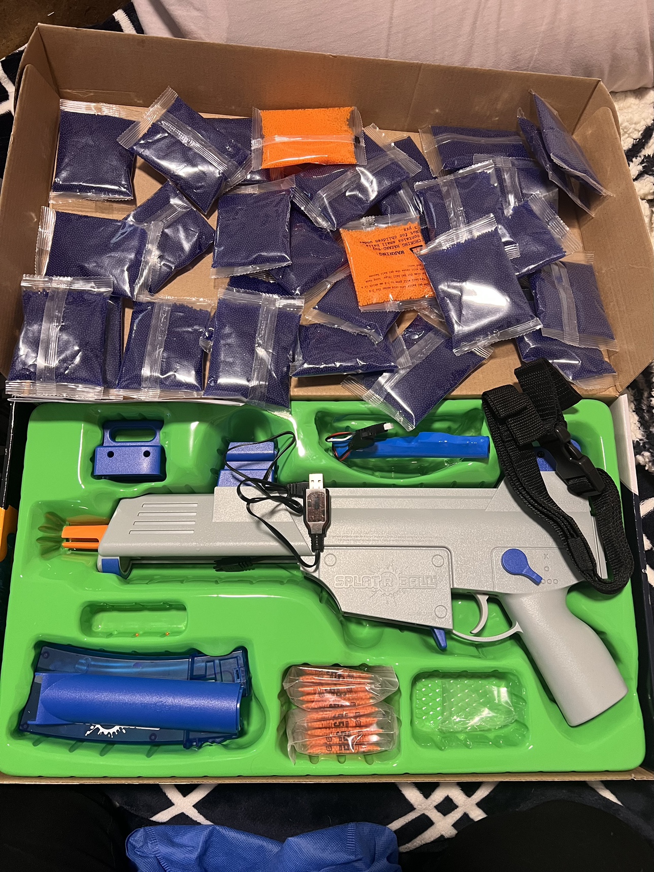 Splat-R-Blast Gun with 40 pack of  Gel Ball - photo 5