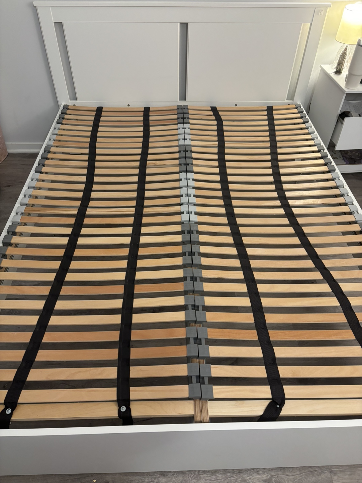 White Queen Bed Frame - photo 4