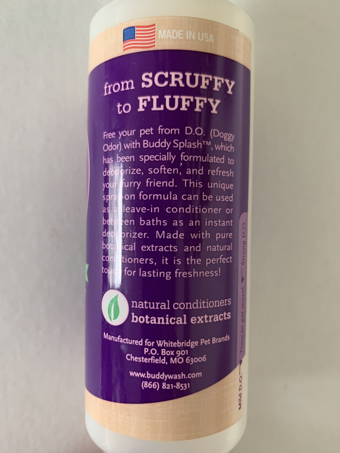 Buddy Splash Spritzer & Conditioner Deodorizer for Dogs 🧡 image indicator(2)