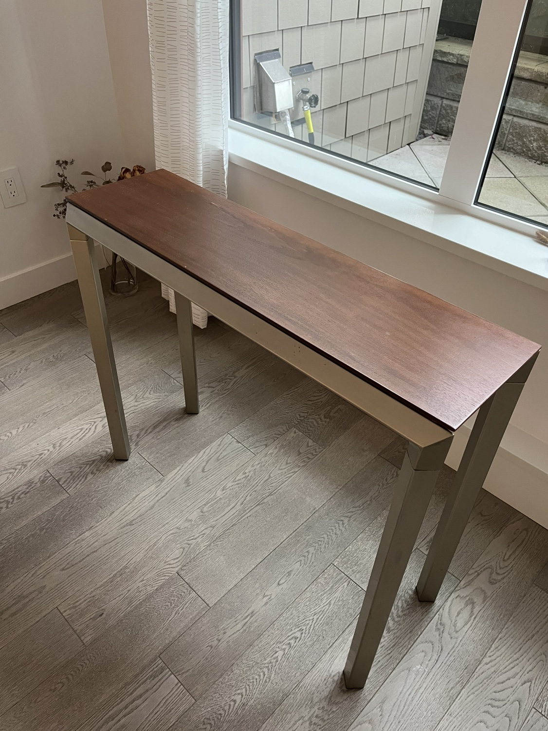 Console - Wood & steel