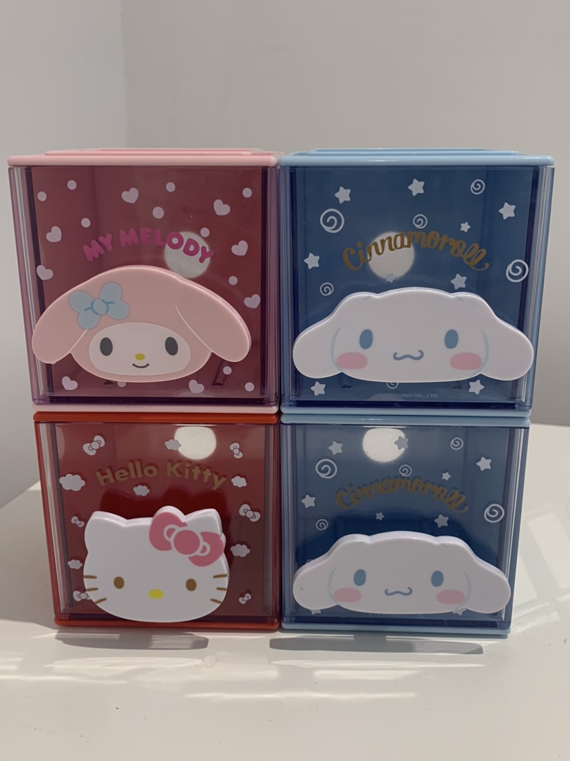 💙New set of 4 Sanrio Mini Stacking Storage Drawers 💙 thumbnail