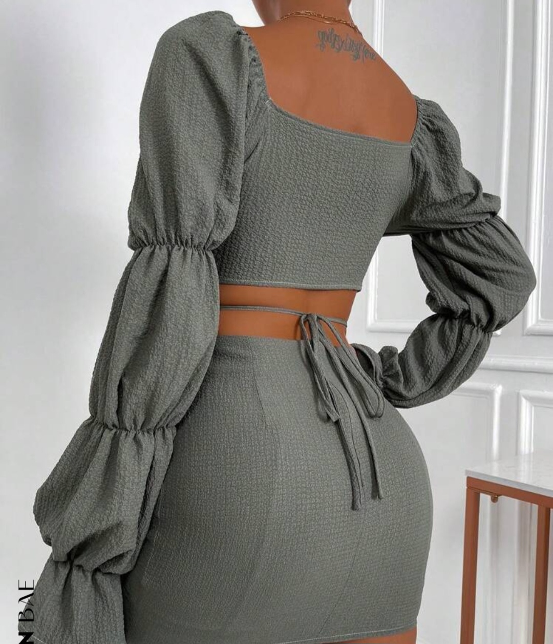 Skirt And top set from shein