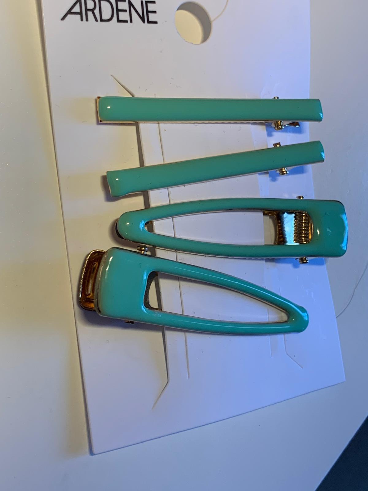 Torquoise hair clip image indicator(4)