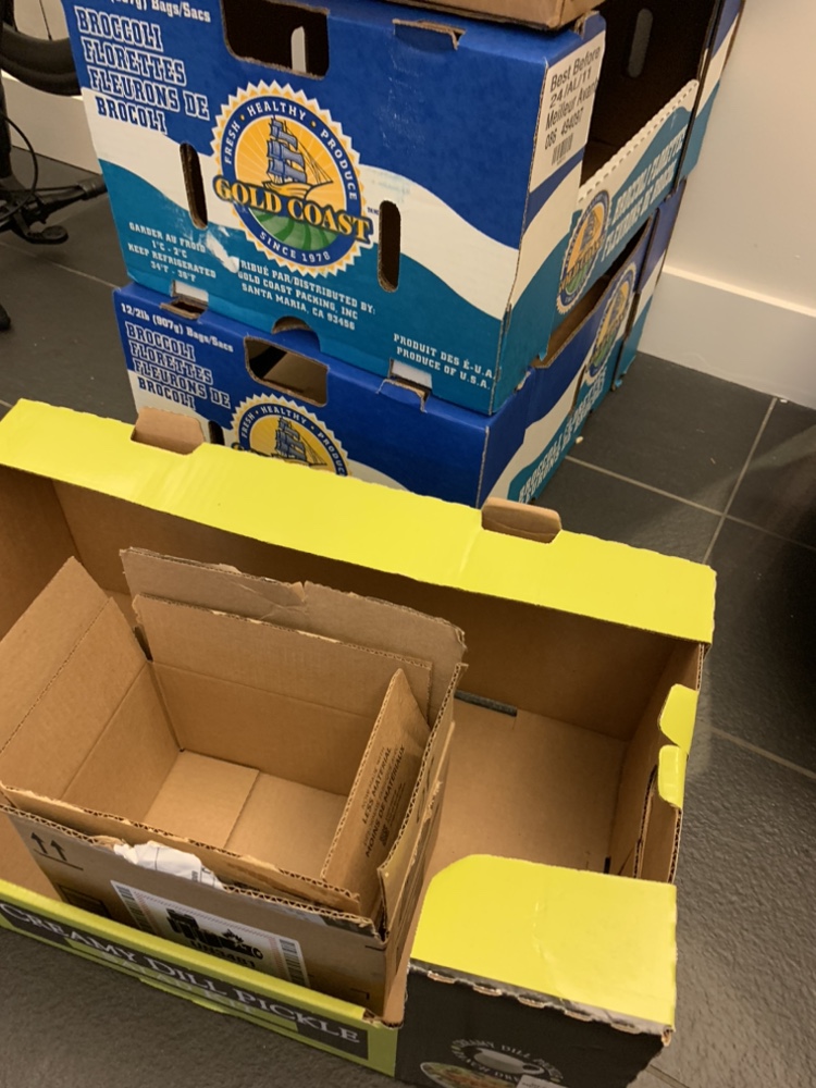 Moving boxes
